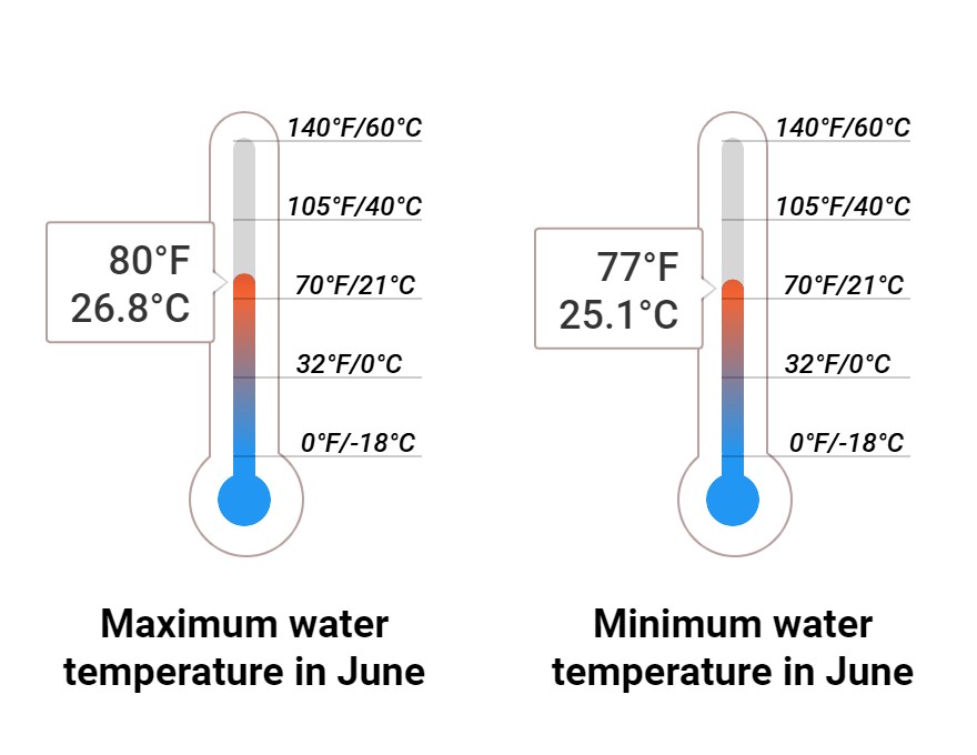 Average Sea temperature